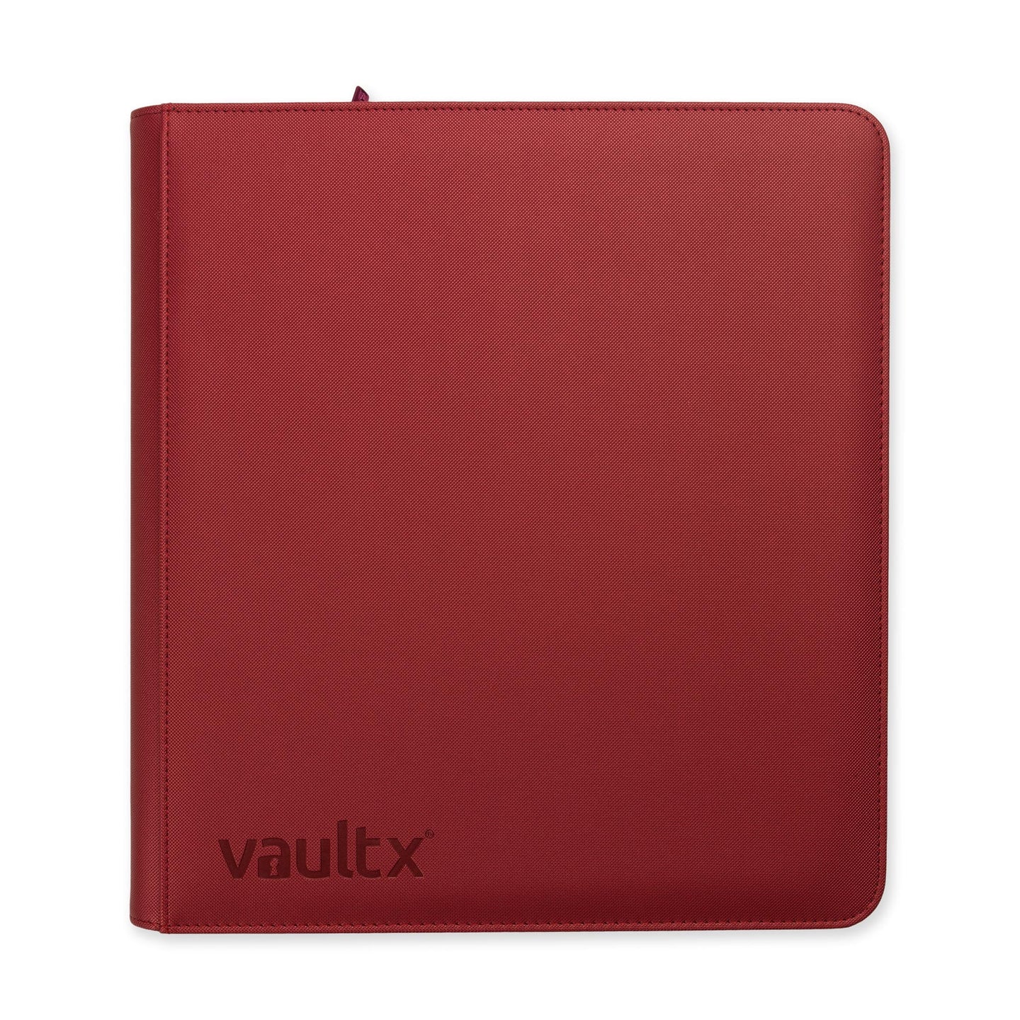 Vault X ZIP BINDER METALLIC RED 12-POCKET