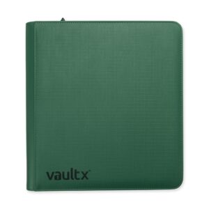 Vault X ZIP BINDER METALLIC GREEN 12-POCKET