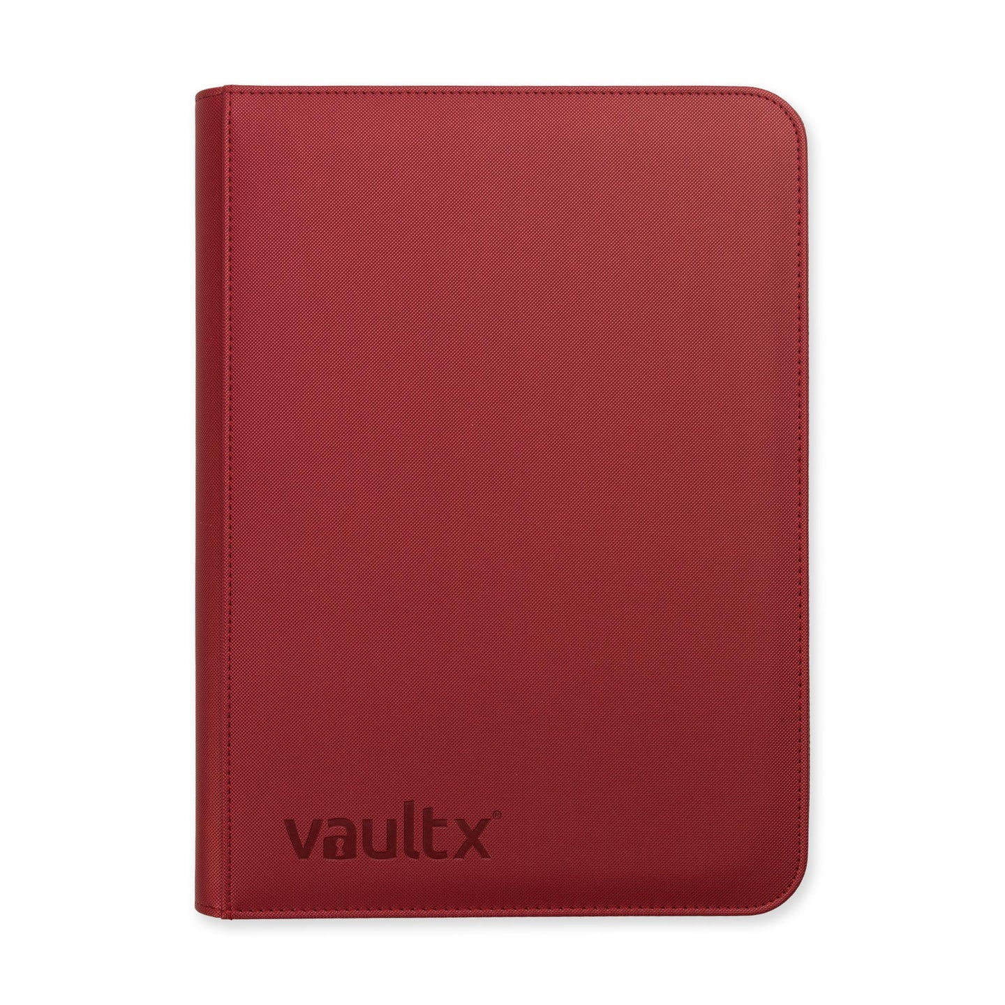 Vault X ZIP BINDER METALLIC RED 9-POCKET
