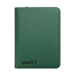 Vault X ZIP BINDER METALLIC GREEN 9-POCKET