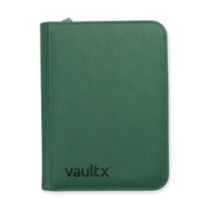 Vault X ZIP BINDER METALLIC GREEN 4-POCKET