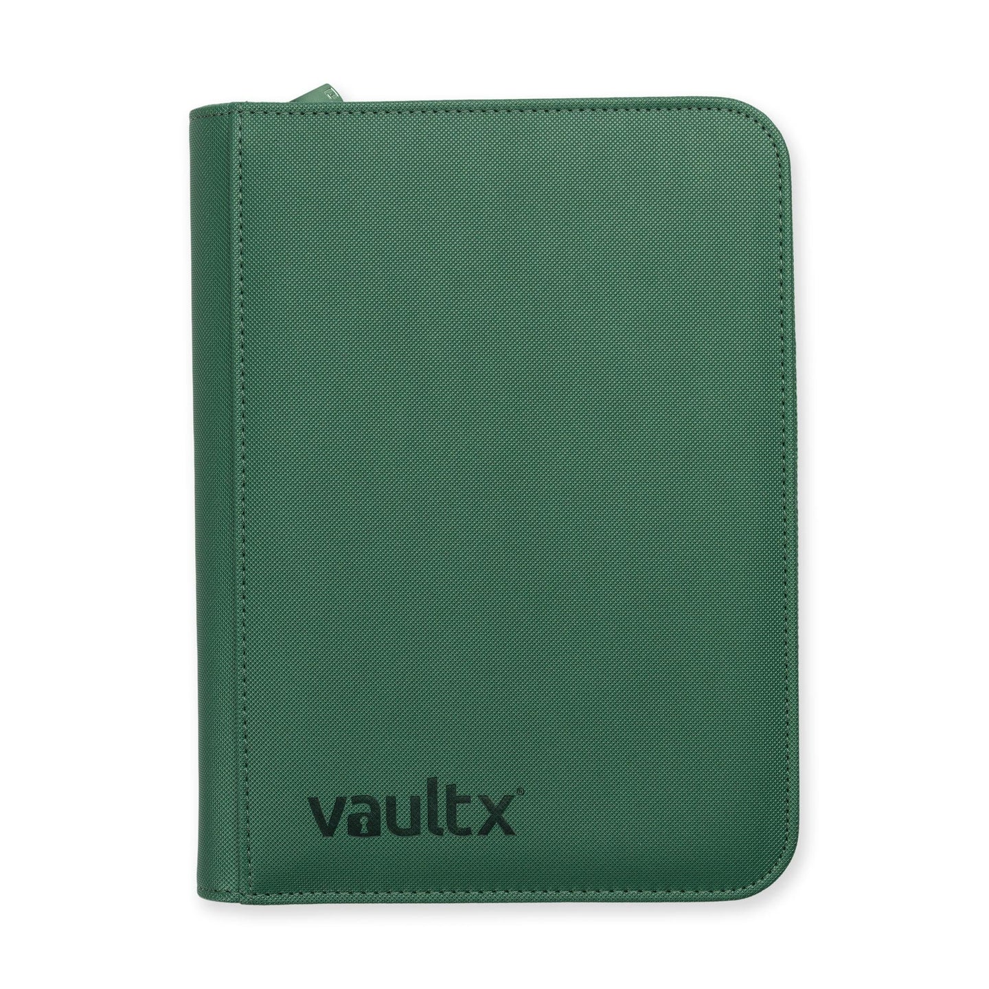 Vault X ZIP BINDER METALLIC GREEN 4-POCKET
